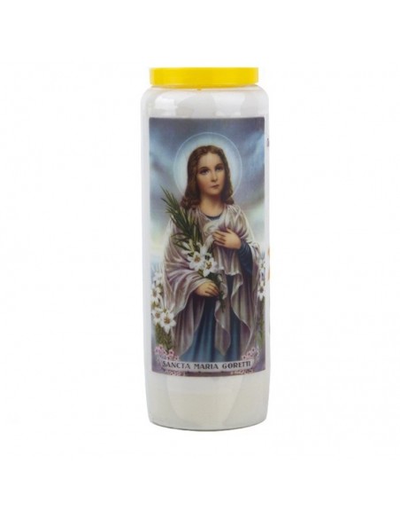 Oración de velas novena a Santa María Goretti - caja de 20 piezas