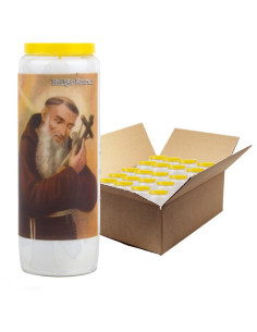 Novena candle prayer to Saint Conrad - box of 20 pieces