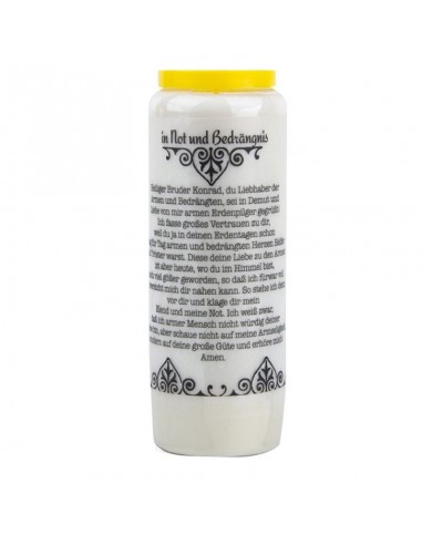 Novenenkerzengebet zum Heiligen Konrad - Schachtel mit 20 Stück