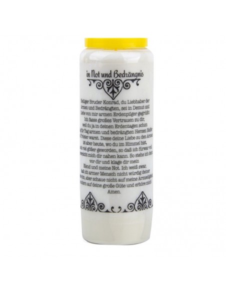 Novenenkerzengebet zum Heiligen Konrad - Schachtel mit 20 Stück