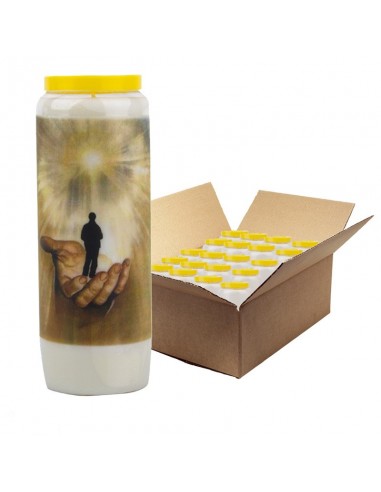 Novena candle Father, bless us - box of 20 pieces