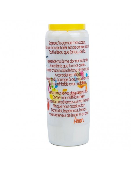 Child protection novena candle