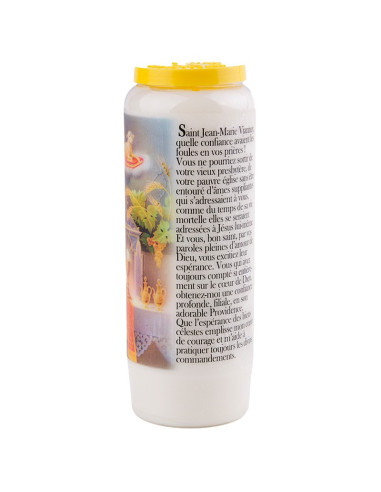Novena candle to the Curé d'Ars - Jean-Marie Vianney