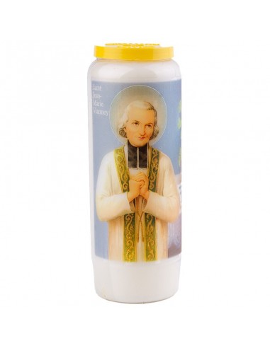 Novena candle to the Curé d'Ars - Jean-Marie Vianney