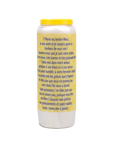 Bougie de neuvaine à Notre Dame de Bonne Délivrance