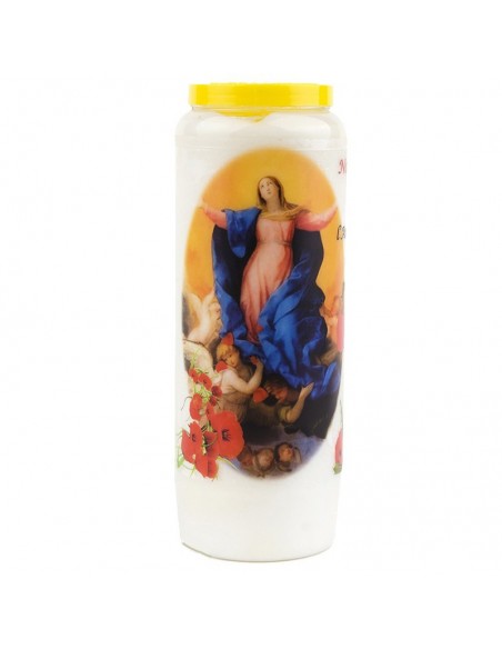 Candela della Novena alla Madonna Assunta