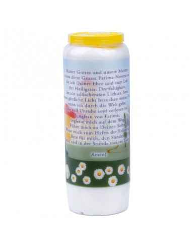 Bougie de neuvaine à Fatima