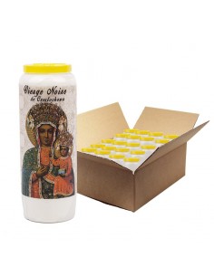 Novena candle to Our Lady of Częstochowa - box of 20 pieces