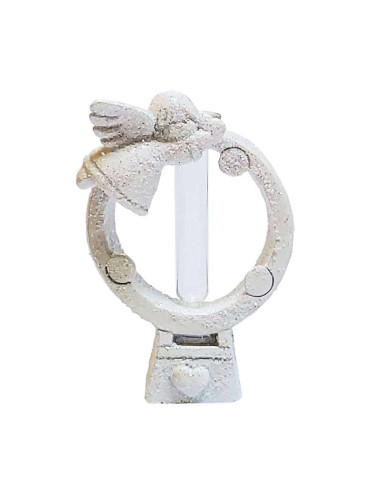 Diffuser with angel and wooden stick - round