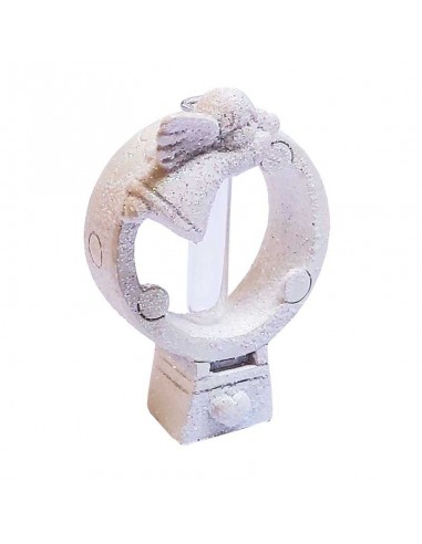 Diffuseur avec ange et stick en bois - rond