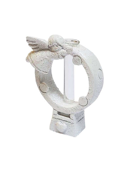 Diffuser with angel and wooden stick - round