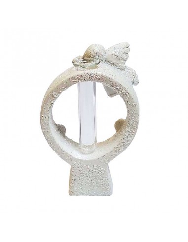 Diffuseur avec ange et stick en bois - rond