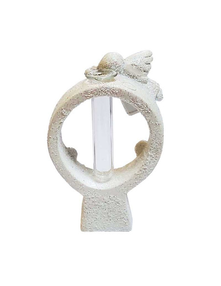 Diffuser with angel and wooden stick - round