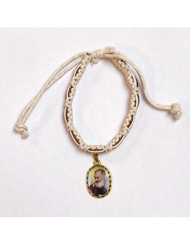 Bracciale Padre Pio fatto a mano