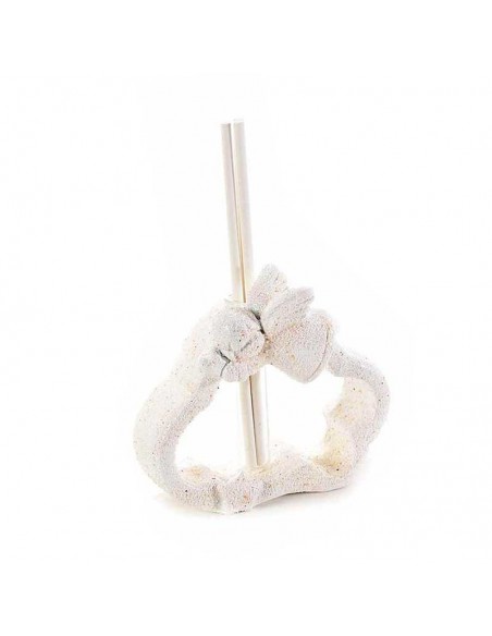 Diffuseur avec ange et stick en bois - nuage