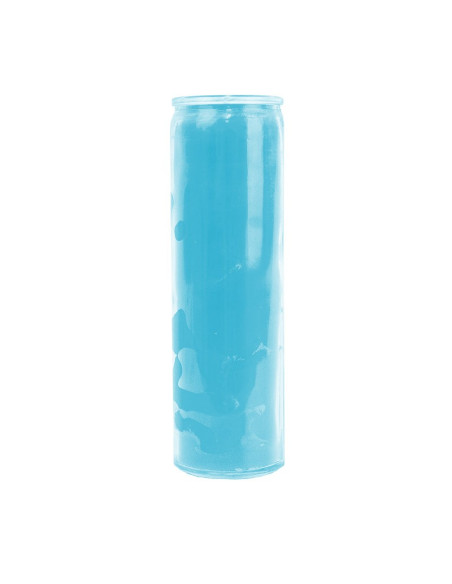 Velas de vidrio, coloreadas en la masa, paquete de 10 colores