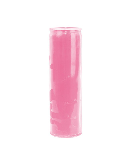 Velas de vidrio, coloreadas en la masa, paquete de 10 colores