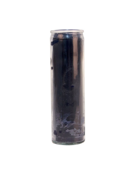 Velas de vidrio, coloreadas en la masa, paquete de 10 colores