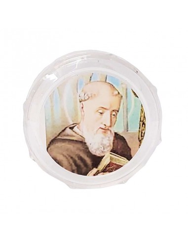 Transparent pyxis - Saint Benedict