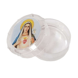 Transparente Pyxis - Heiliges Herz Mariens