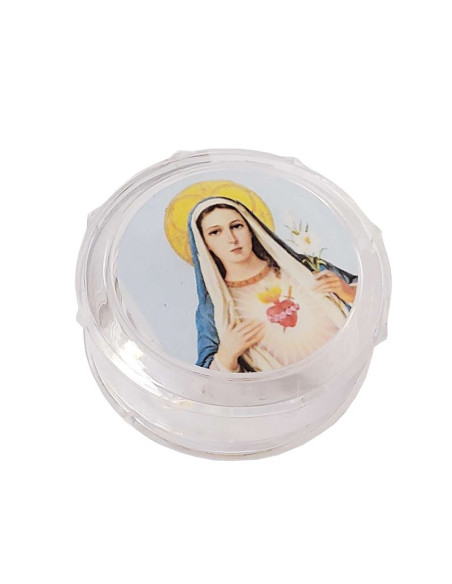 Transparent pyxis - Sacred Heart of Mary