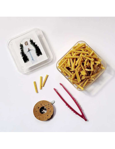 Mechas de cera de abejas para lámpara de aceite - con flotador y abrazadera