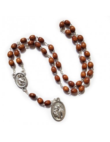 Chapelet Saint Antoine en bois