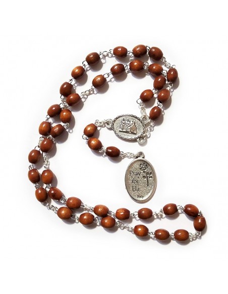 Chapelet Saint Antoine en bois