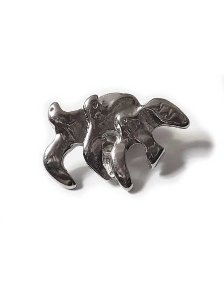 Spille in argento placcato per colombe - 3 colombe