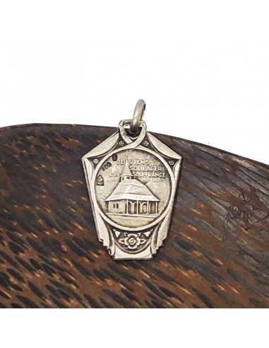 Medaglia Notre Dame de Banneux e Chapelle - metallo argentato