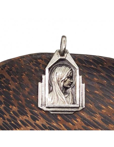 Medaille Notre Dame de Banneux - zilver metaal