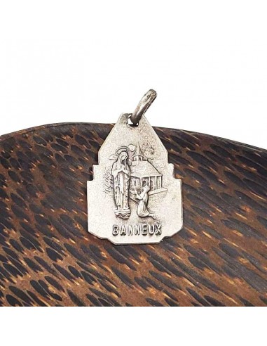 Médaille Notre Dame de Banneux - métal argenté