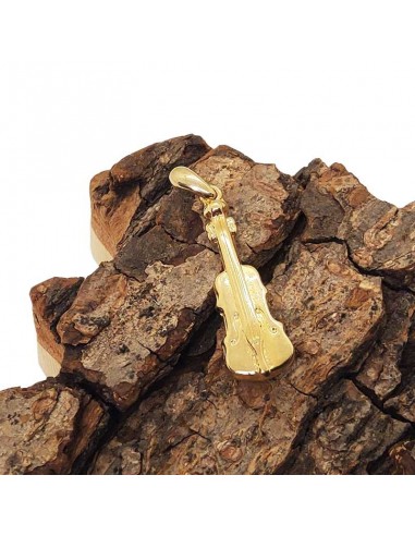 Gold-plated cello pendant