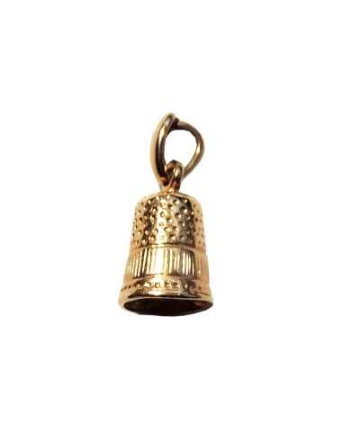 Pendentif Losange Violet émaillé 28x12mm Métal Doré