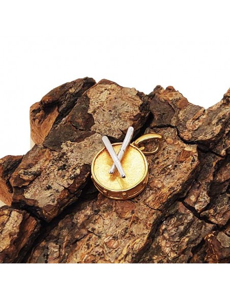 Gold-plated battery pendant