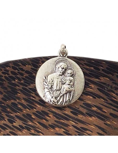 Runde Medaille St. Joseph Metall