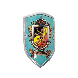 Placa insignia para decoraci&oacute;n de recuerdo de bast&oacute;n - Escudo de B&eacute;lgica