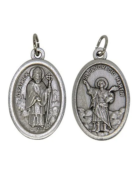 Saint Patrick and Saint Pancras of Rome medal