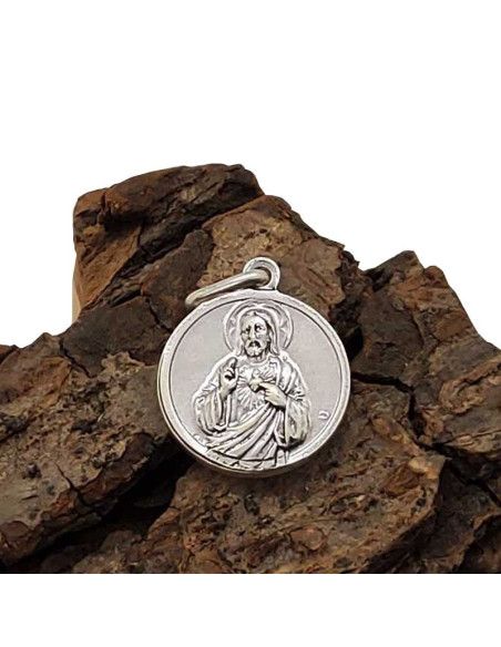 Sacred Heart of Jesus and Our Lady of Mount Carmel Scapular Medal