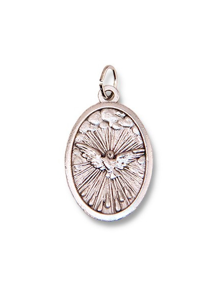 Médaille ovale Saint Esprit et Sainte Trinité