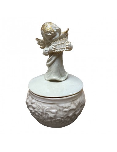 English ceramic candy boxes musical angels - 3x6 pieces