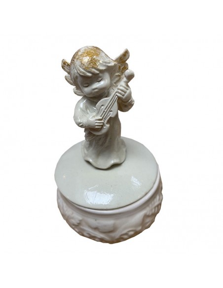English ceramic candy boxes musical angels - 3x6 pieces