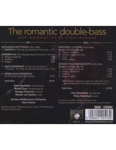 Romantic Double Bass - CD