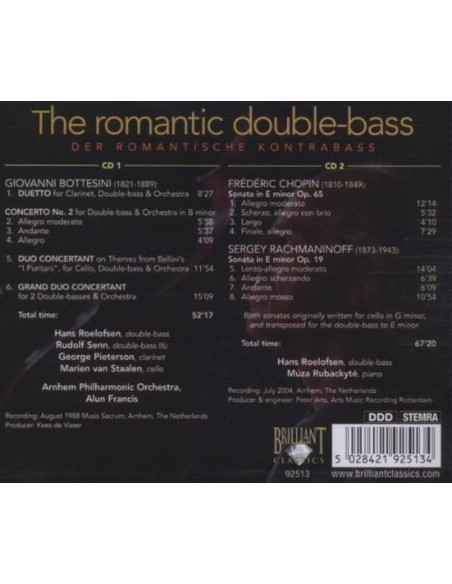 Romantic Double Bass - CD
