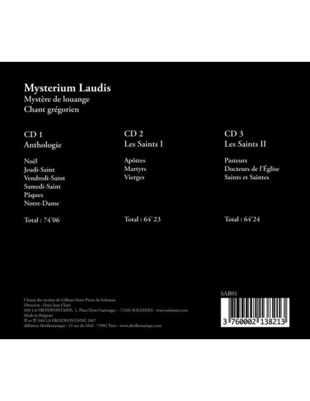 Mysterium Laudis - CD