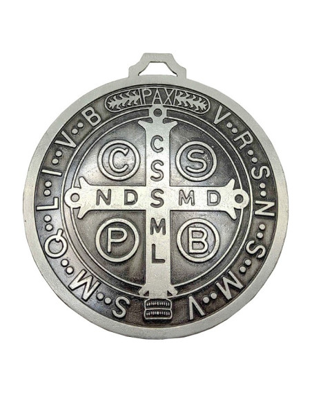 Grote Sint-Benedictus Wandmedaille 12,70 cm – Huisbescherming