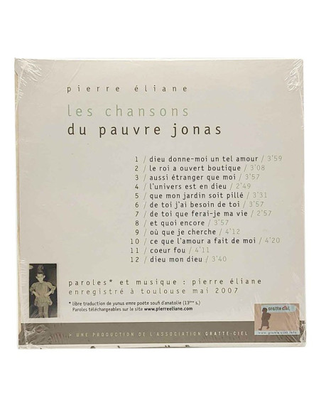 Les chansons du pauvre Jonas - Pierre Éliane - CD