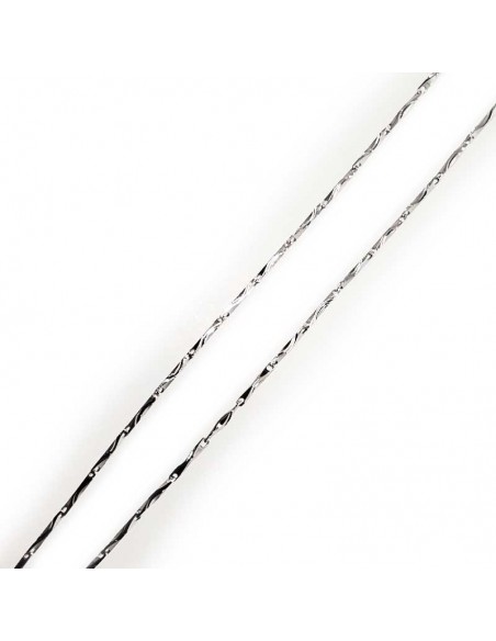 Cadena fantasía de plata 925 - 45 cm
