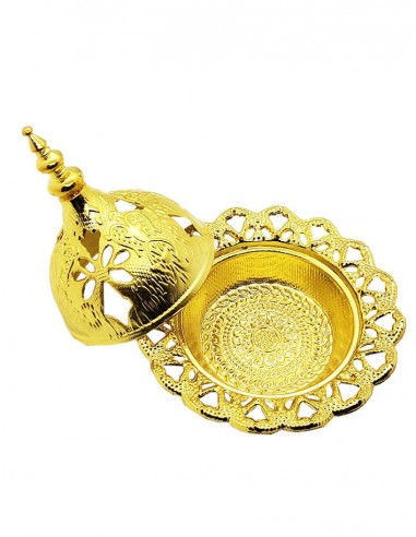 Small gold-plated incense burner - Point
