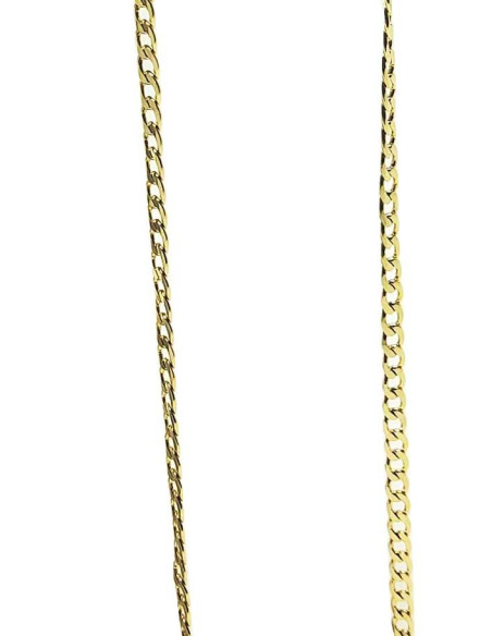 Bracciale a catena placcato oro 14k - 44 cm